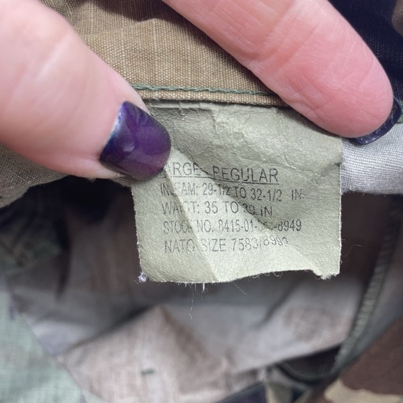 USGI Army Vintage M65 Field Pants Woodland Camo - Large Regular - Picture 3 of 7